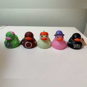 Lot of 5 2025 target Halloween bullseye playground rubber ducks nwt